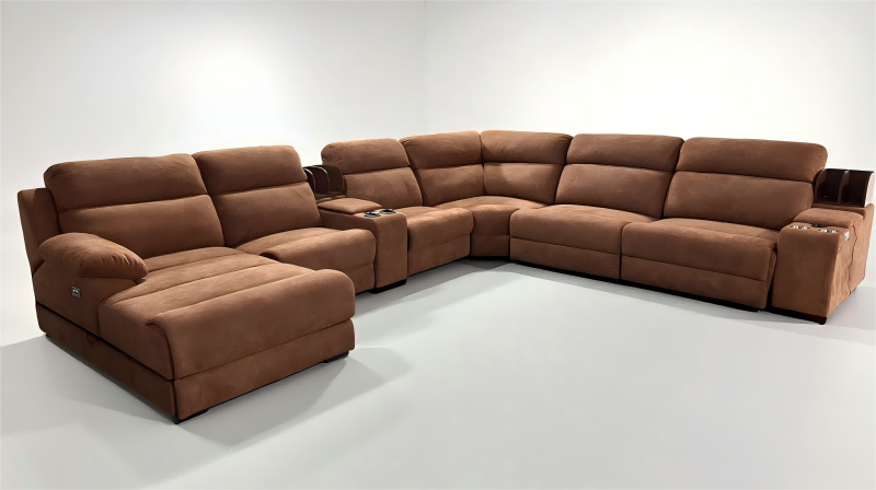 Ang iyong sala, ang iyong mga patakaran: pasadyang gawa ng L-shaped functional sofa