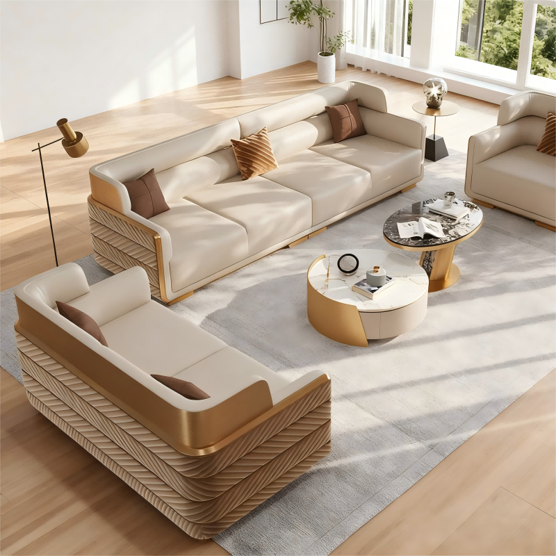 Ang marangyang texture sa ilalim ng mga simpleng linya