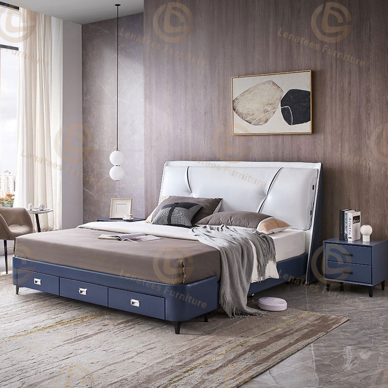 Modernong Upholstered Bed Frame