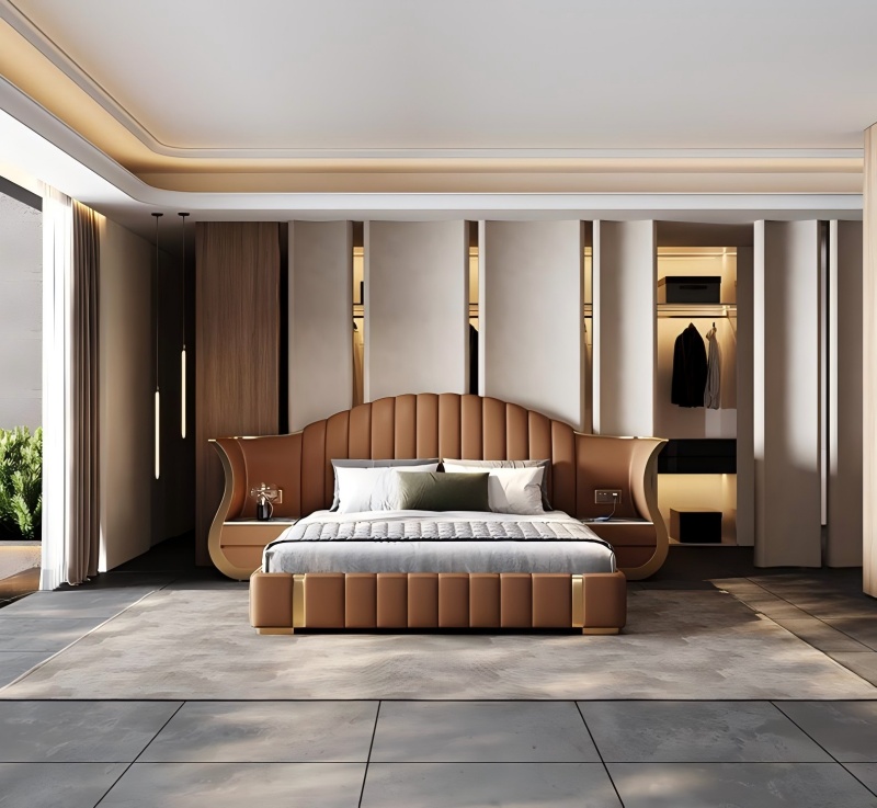 Dobleng Gabinete Integrated Bed ｜ Dobleng kasiyahan ng imbakan at marangyang pagtulog