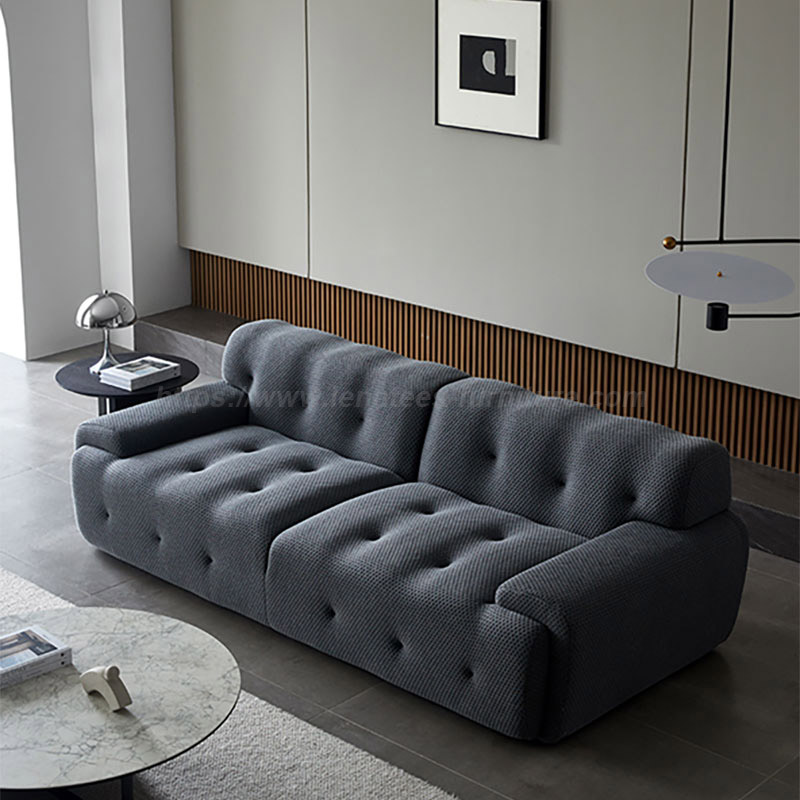Marangyang upholstered na Fabric Sofa