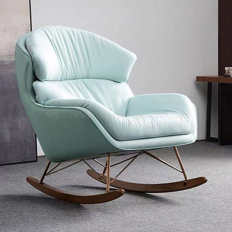 Marangyang Rocking Green Leisure Chair