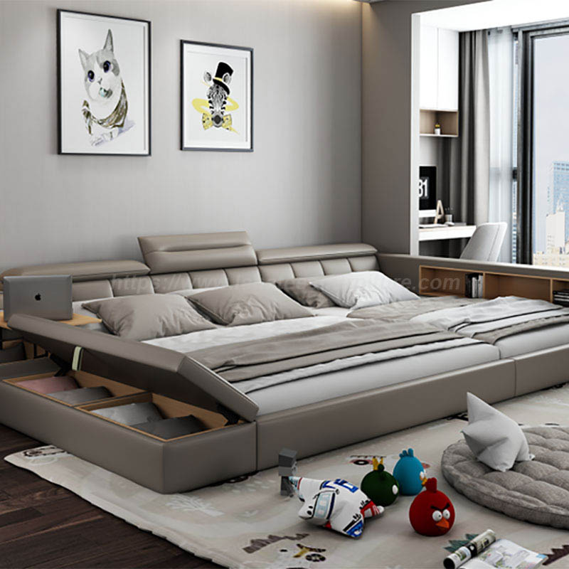 Modernong Multifunctional Smart Luxury Bed