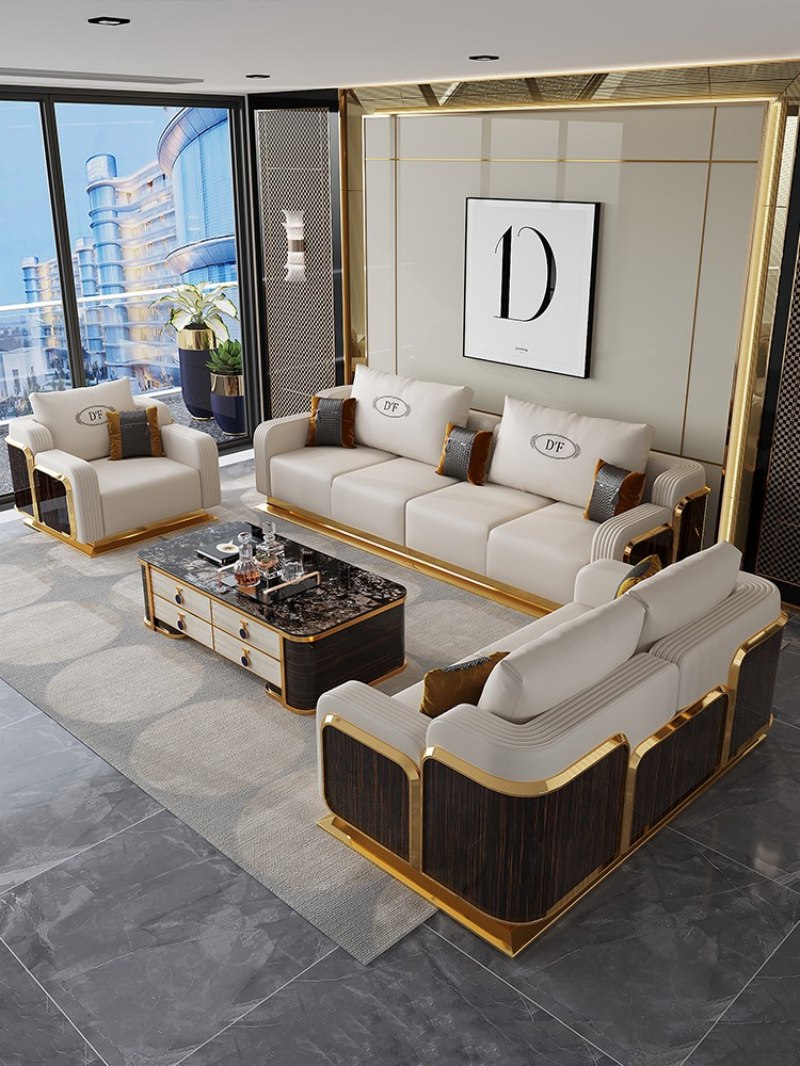 Modular light luxury sofa | Malaya na tukuyin ang iyong high-end na sala