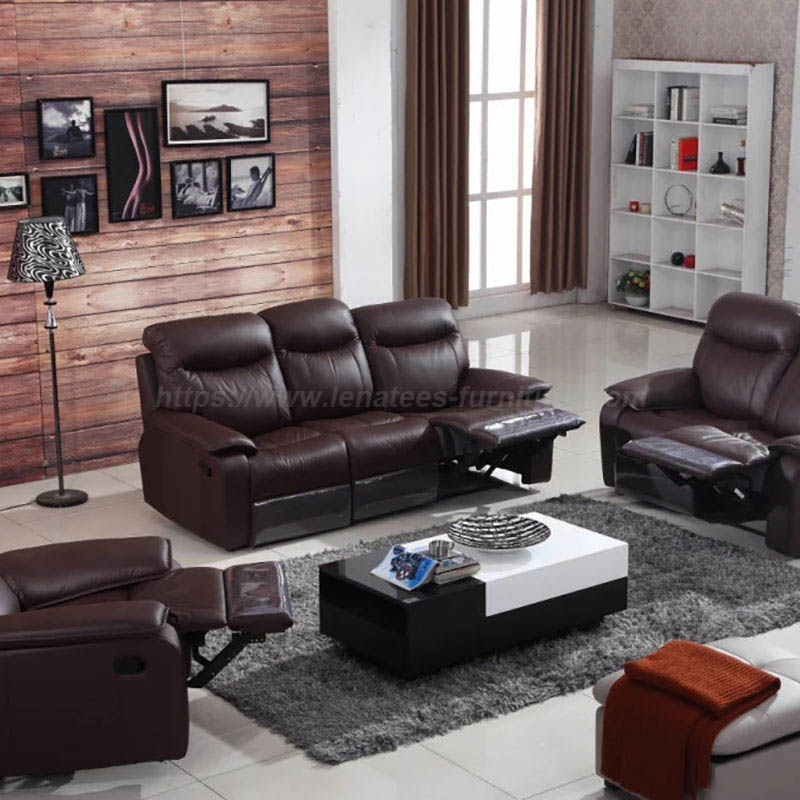 Bagong Leather 6 Seater Electric Recliner Sofa