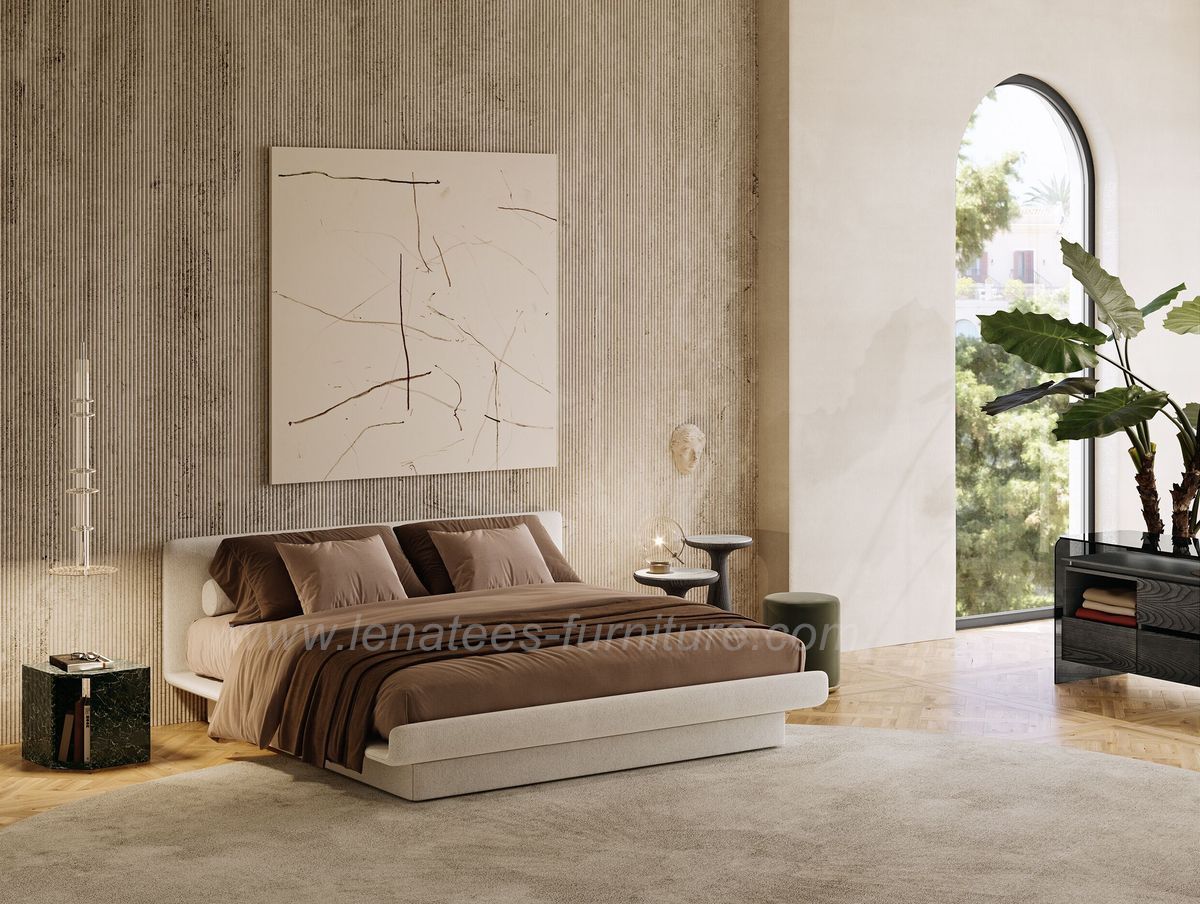 Bagong dinisenyo na Italian upholstered bed