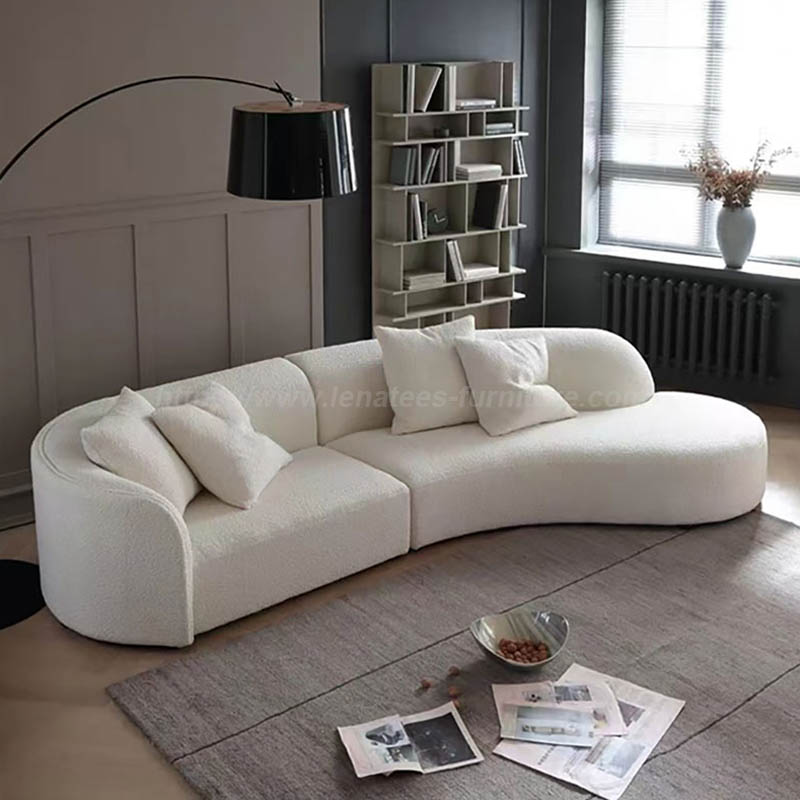 Personalidad na Teddy Velvet Wide Corner Sofa