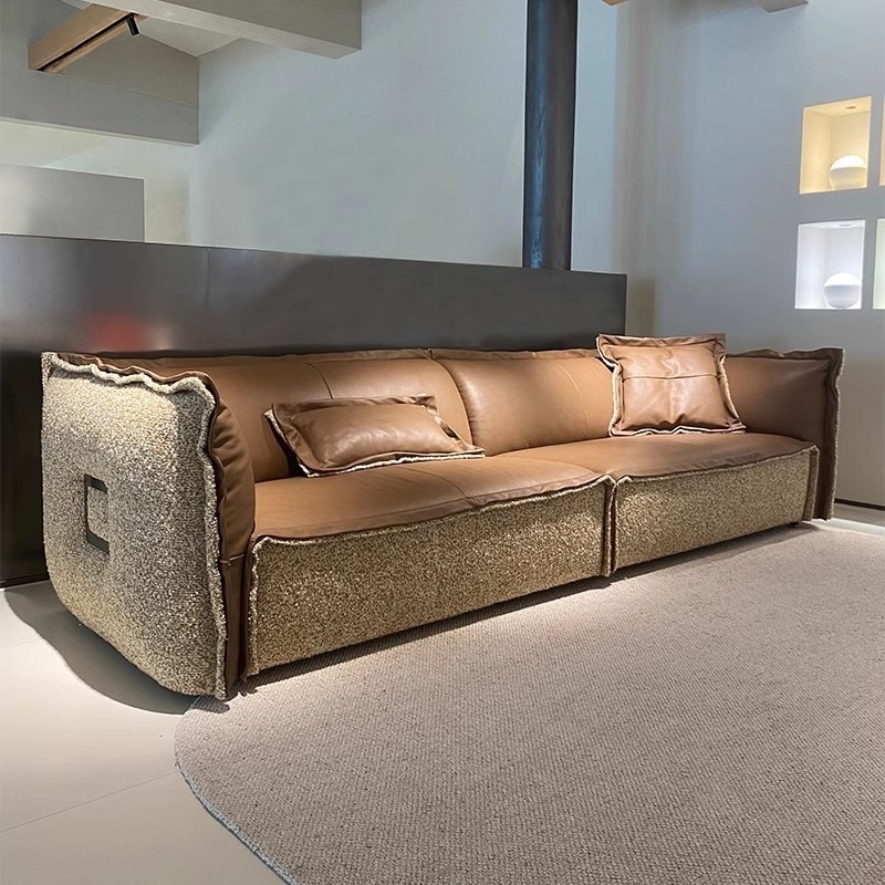 Nangungunang Layer Cowhide sa harap + Kordskin sa likod | Isang sofa na may dalawang temperatura