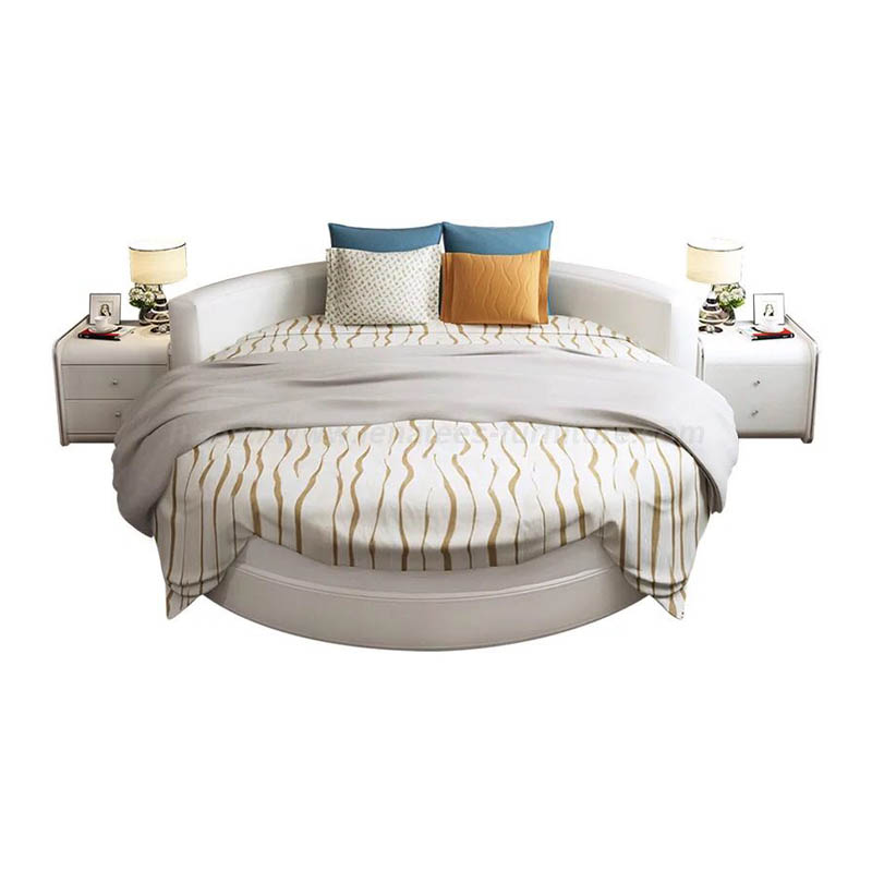 Tufted queen bed
