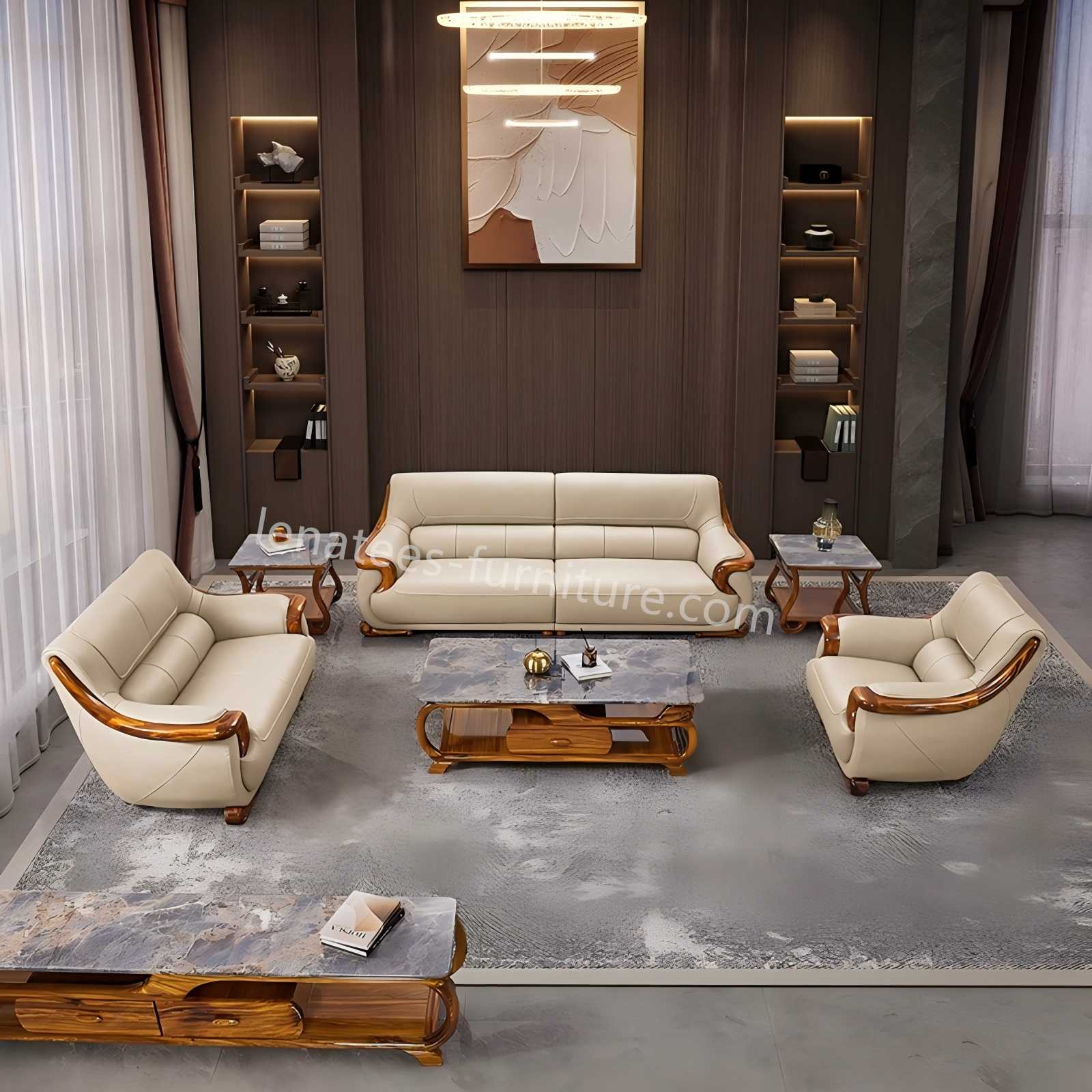 Zingana leather sofa SF-354